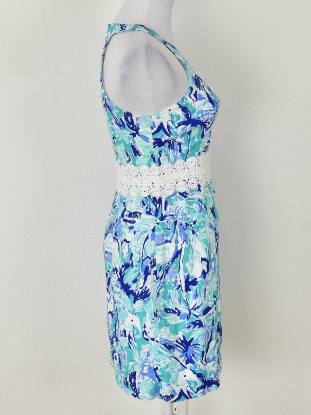 Lilly Pulitzer Ashlyn Shift Dress Elephant Appeal - 0 - Picture 8 of 10